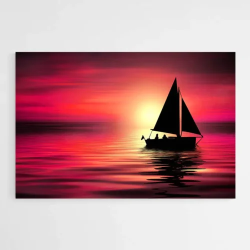 Tableau Voilier en Mer