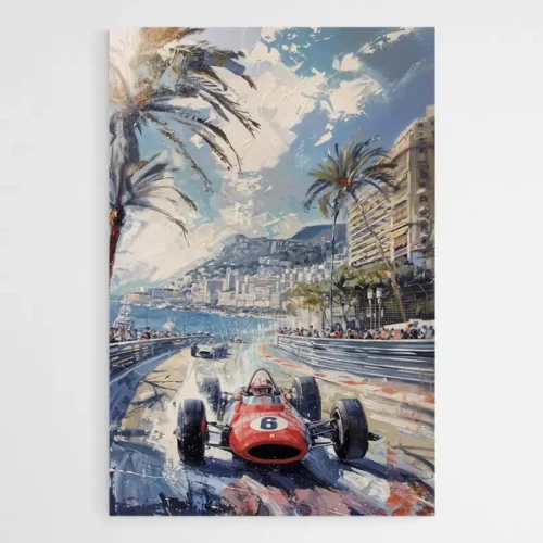 Tableau Voiture Grand Prix de Monaco