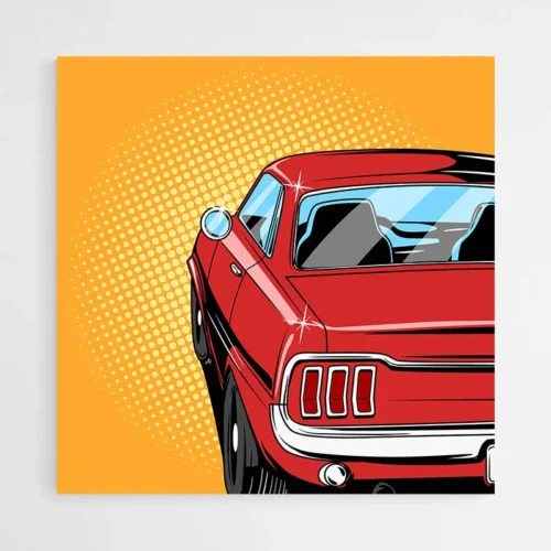 Tableau Voiture Pop Art
