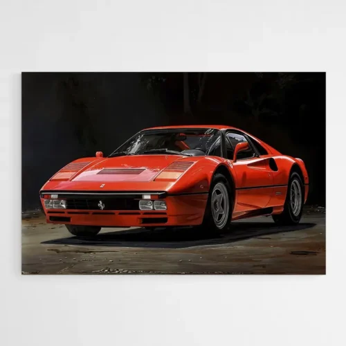 Tableau Voiture Vintage Ferrari