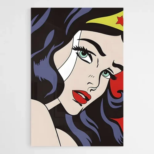 Tableau Wonder Woman Pop Art
