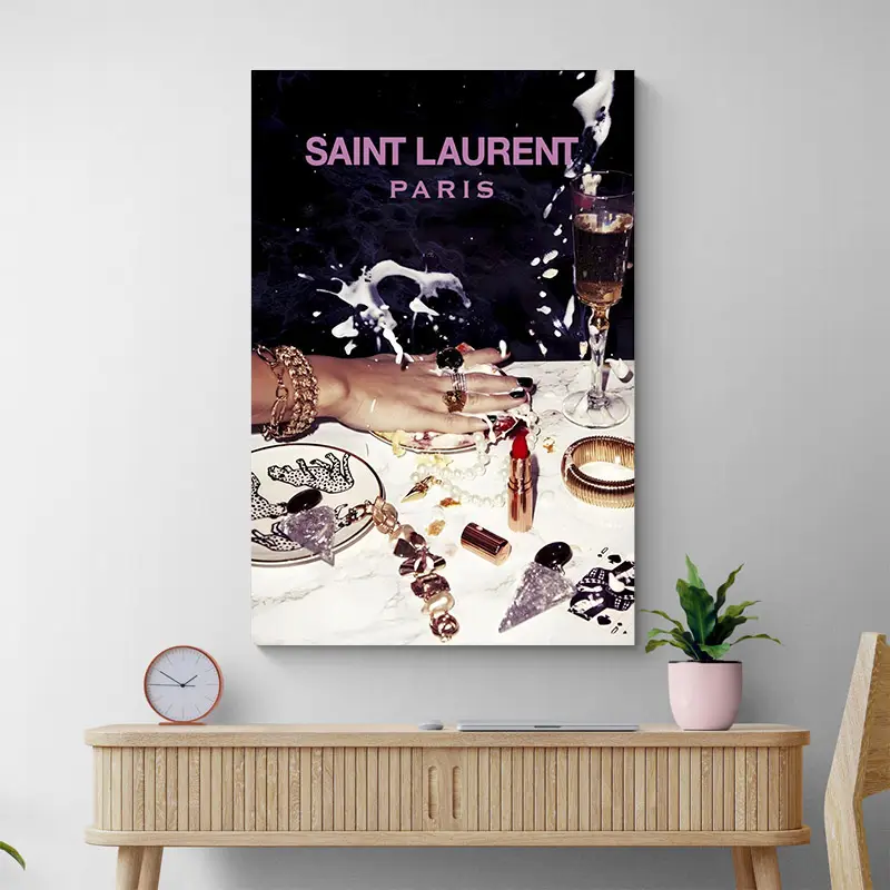 Vintage Yves Saint Laurent Wall Art