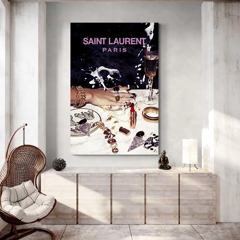 Vintage Yves Saint Laurent Wall Art