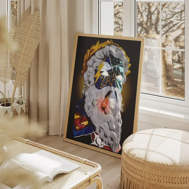 Zeus Pop Art Wall Art