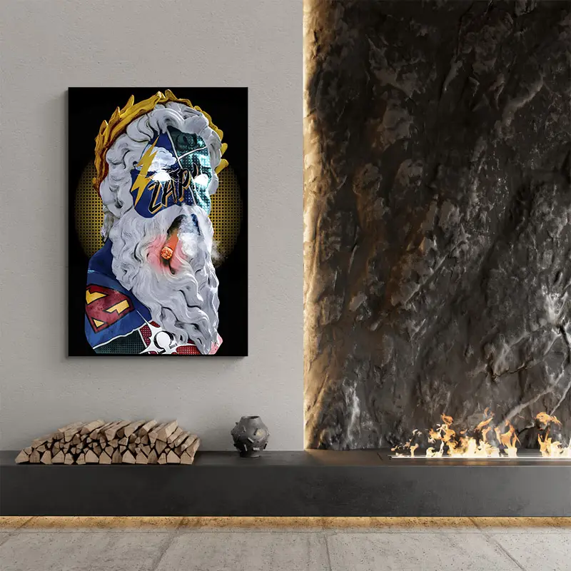 Zeus Pop Art Wall Art