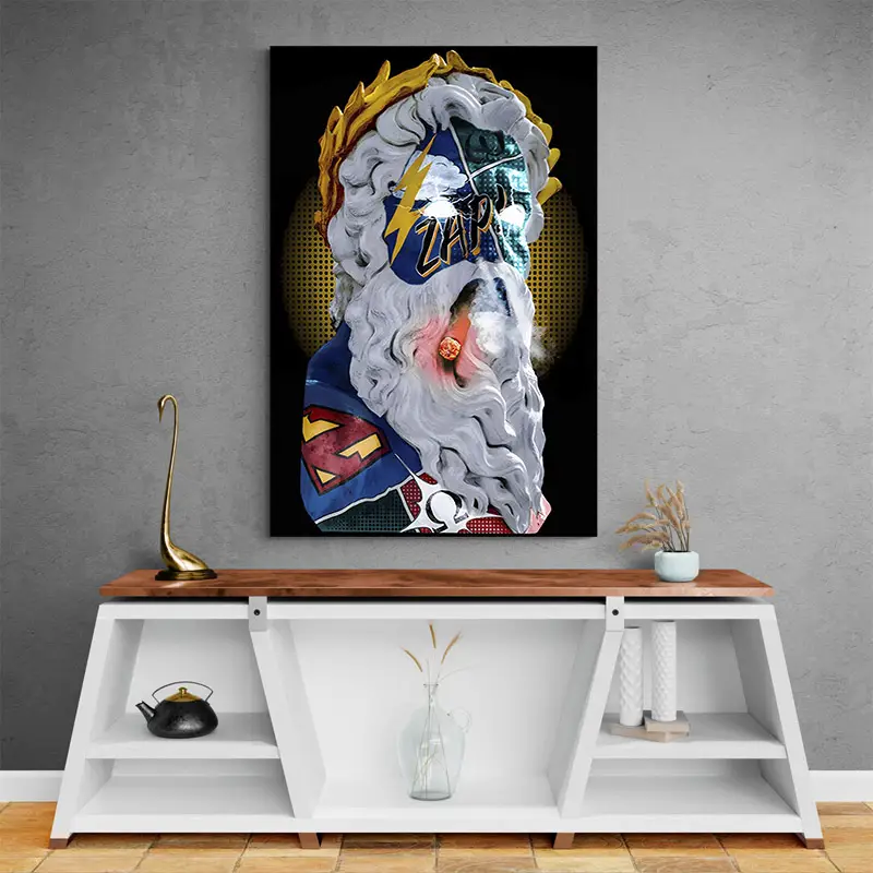 Zeus Pop Art Wall Art