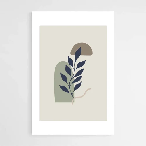 Tableau Asbtrait Feuille