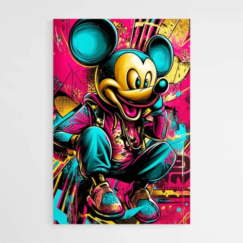 Tableau Mickey Street Art