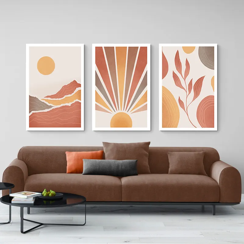Triptyque abstrait