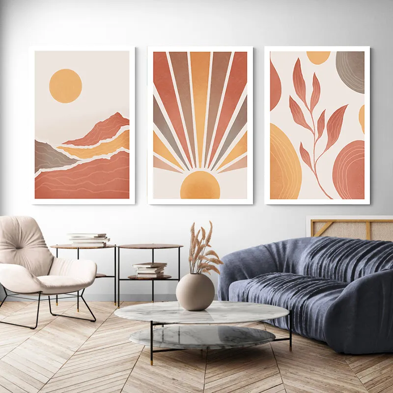 Triptyque abstrait