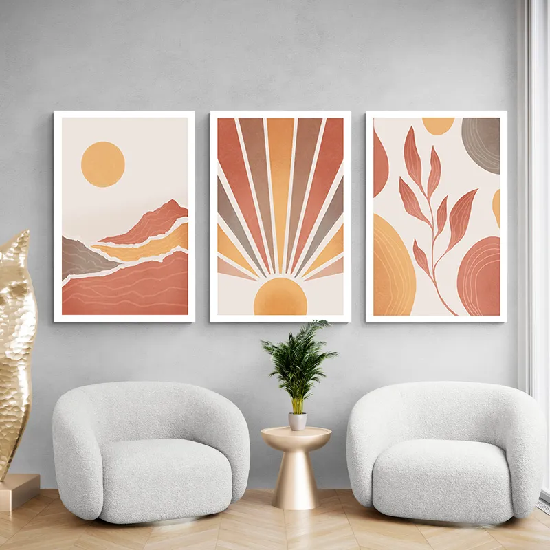 Triptyque abstrait