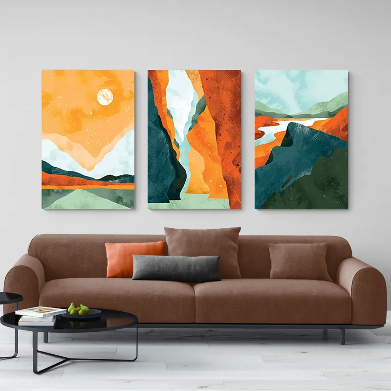 Triptyque paysage