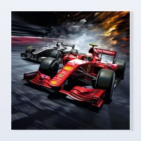 Tableau formule 1 Ferrari déco Tableau formule 1 Ferrari déco
