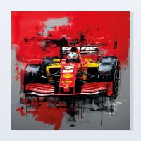 Tableau formule 1 Ferrari rouge Tableau formule 1 Ferrari rouge