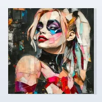 Tableau Harley Quinn puzzle pop