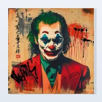 Tableau Joker cadre décoration murale Tableau Joker cadre décoration murale