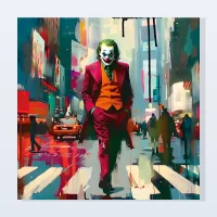 Tableau Joker dans la ville