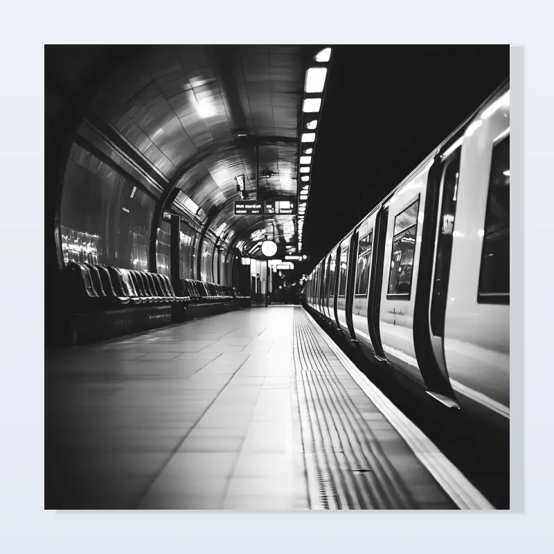 Tableau Londres station métro
