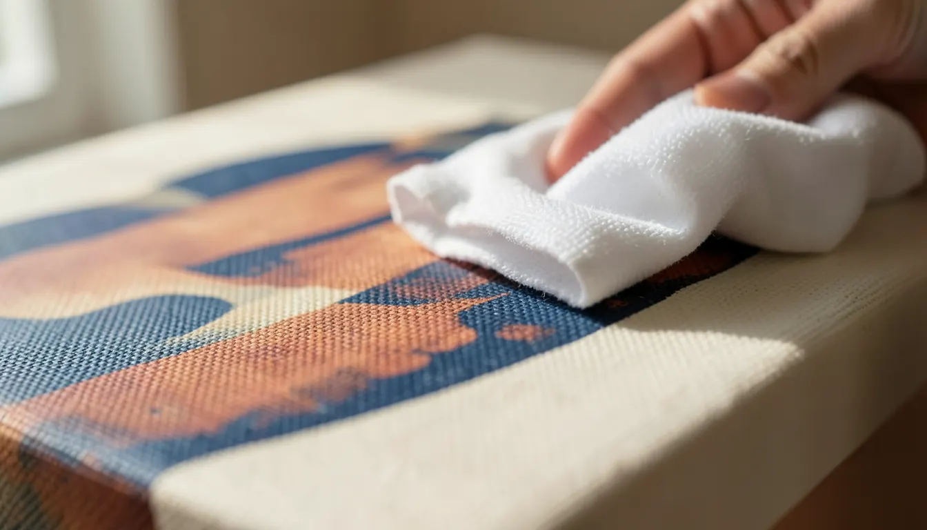 Comment nettoyer et entretenir une toile imprimée sans l’abîmer ?