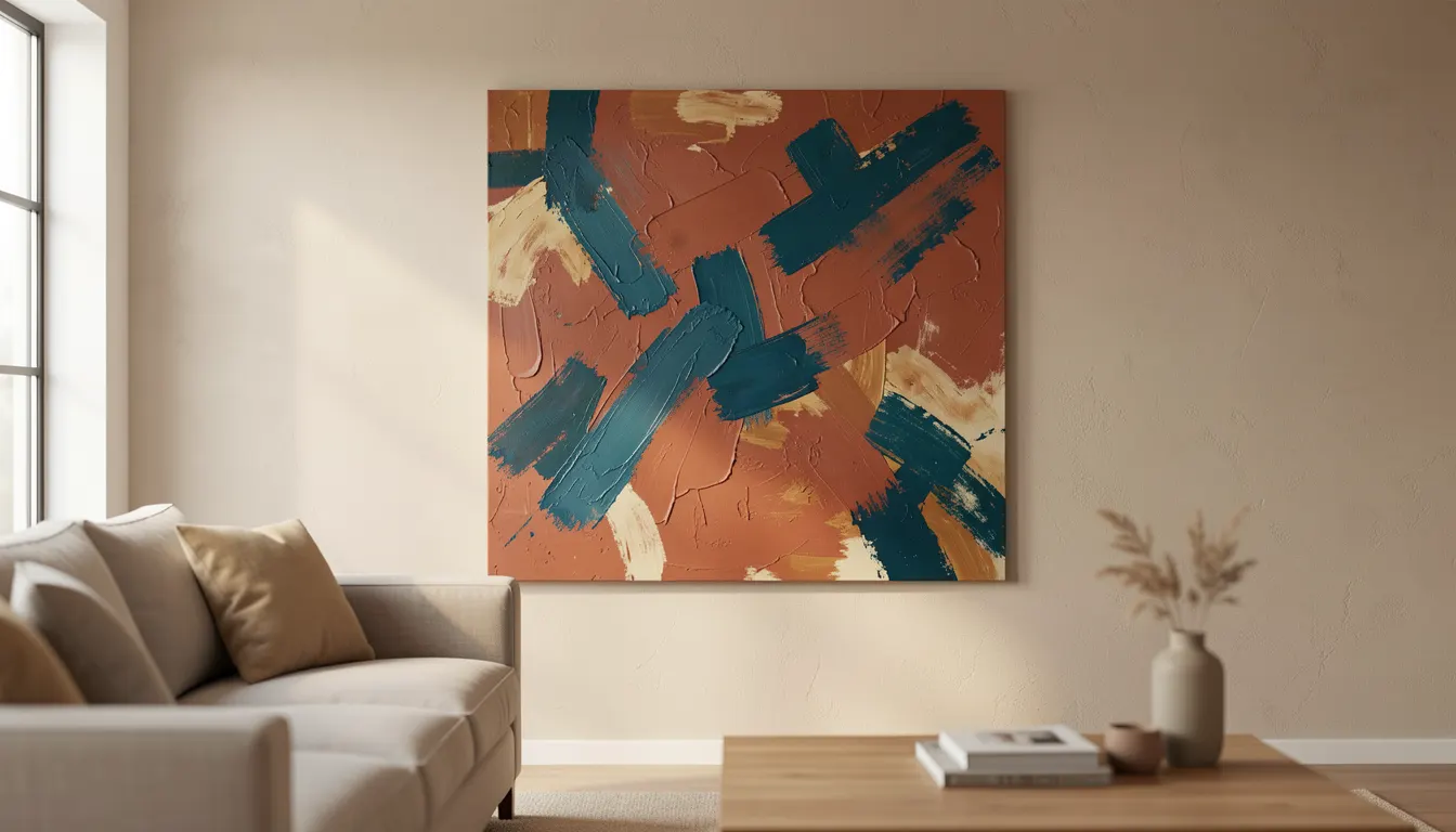 Tableau abstrait coloré : comment l’intégrer sans surcharger votre décoration ?