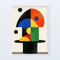 Tableau abstrait couleurs primaires Tableau abstrait couleurs primaires