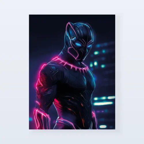 Tableau Black Panther art mural Tableau Black Panther art mural