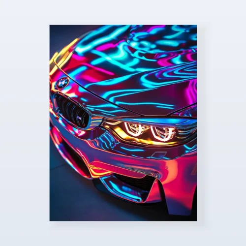 Tableau BMW futuriste Tableau BMW futuriste