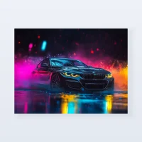 Tableau BMW noir Tableau BMW noir