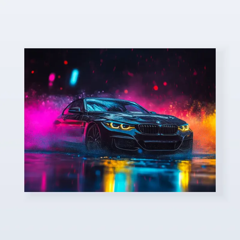 Tableau BMW noir