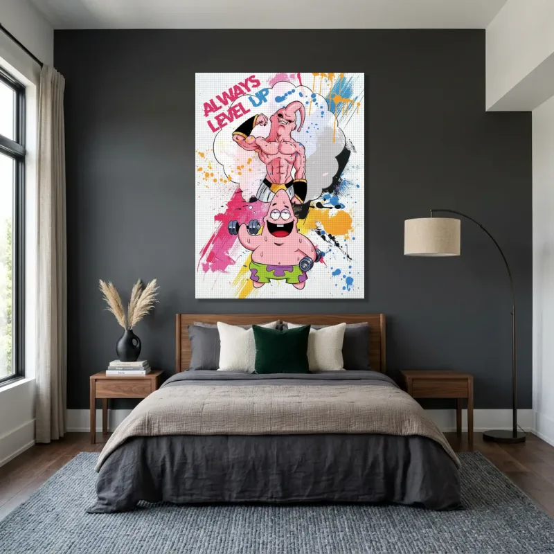 Tableau Bob l'Éponge et Patrick – Toile sur châssis