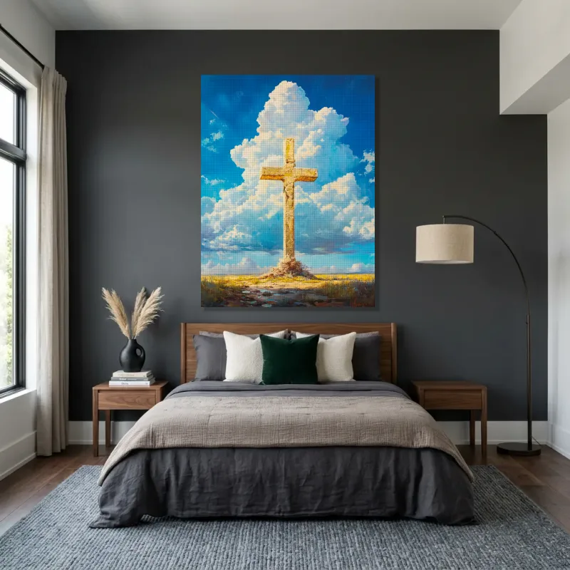 Tableau croix du Christ – Toile sur châssis