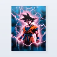 Tableau Dragon Ball Z éveil puissance