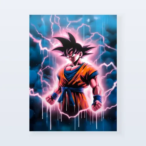 Tableau Dragon Ball Z éveil puissance Tableau Dragon Ball Z éveil puissance