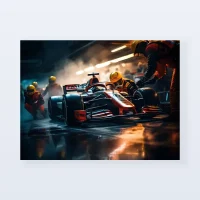 Tableau formule 1 arrêt stand Tableau formule 1 arrêt stand