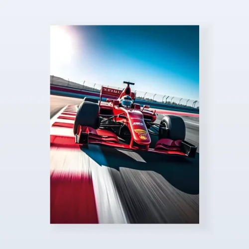 Tableau formule 1 Ferrari circuit Tableau formule 1 Ferrari circuit