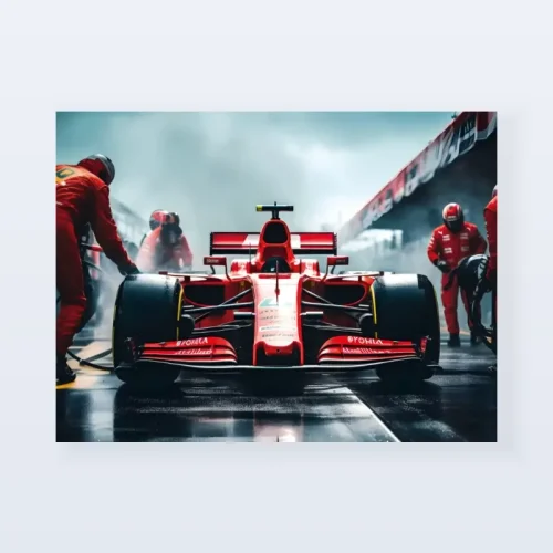 Tableau formule 1 Ferrari stand Tableau formule 1 Ferrari stand