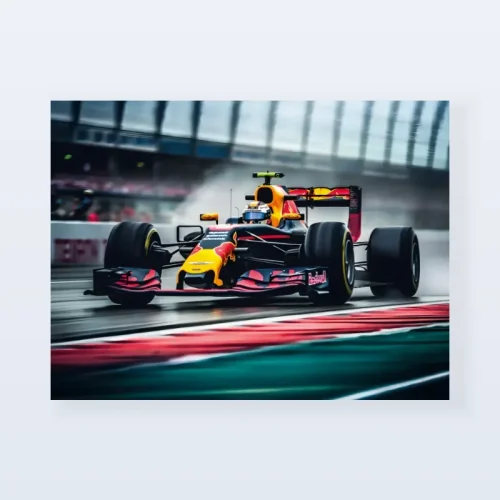 Tableau formule 1 Red Bull action Tableau formule 1 Red Bull action