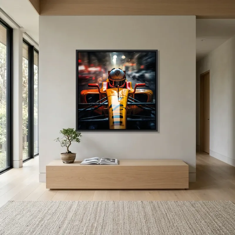 Tableau formule 1 vue pilote – Cadre Flottant