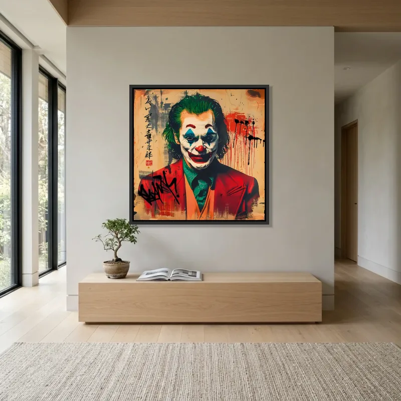Tableau Joker cadre décoration murale – Cadre Flottant