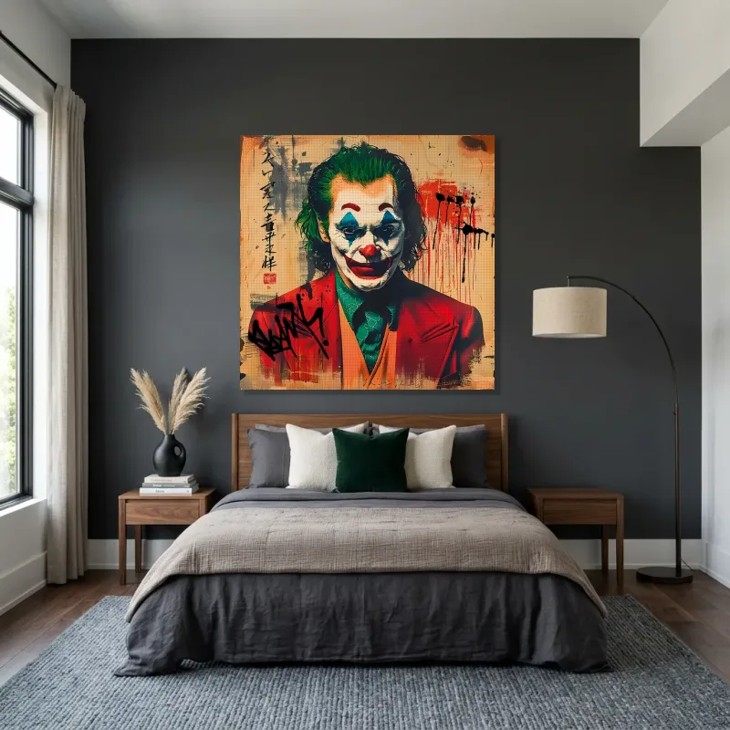 Tableau Joker cadre décoration murale – Toile sur châssis