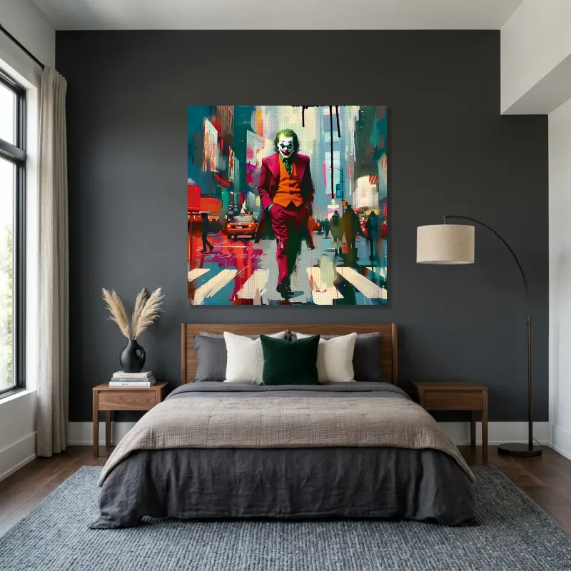 Tableau Joker dans la ville – Toile sur châssis