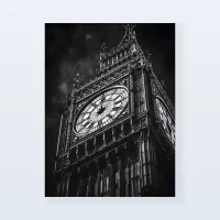 Tableau Londres Big Ben plan