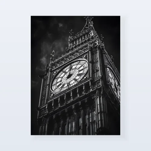 Tableau Londres Big Ben plan