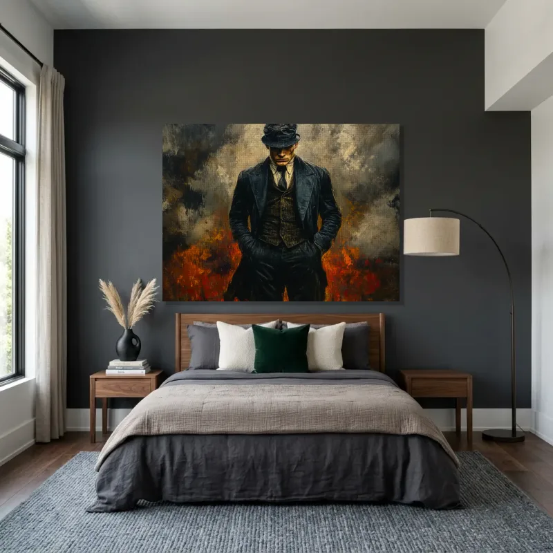 Tableau mafia héritier Birmingham – Toile sur châssis