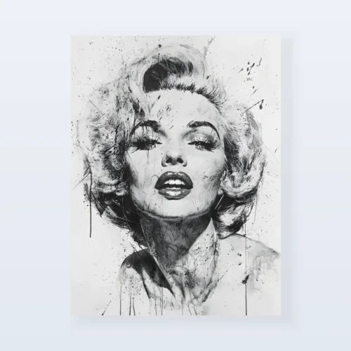 Tableau Marilyn Monroe artistique Tableau Marilyn Monroe artistique
