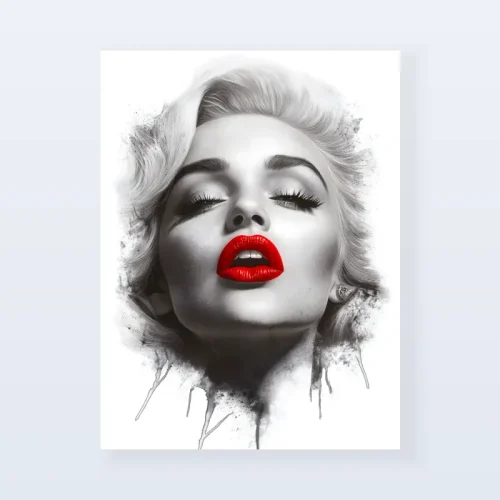 Tableau Marilyn Monroe chic glamour Tableau Marilyn Monroe chic glamour