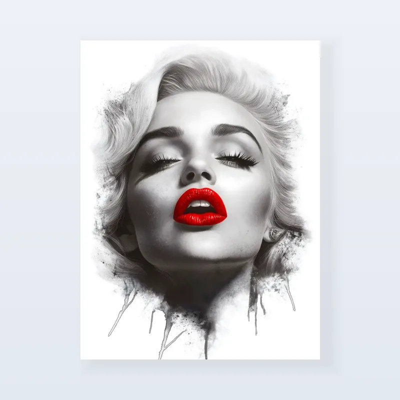 Tableau Marilyn Monroe chic glamour