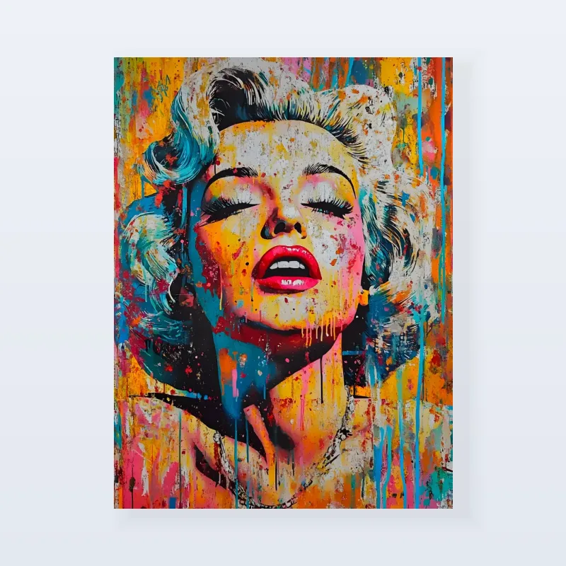 Tableau Marilyn Monroe color splash