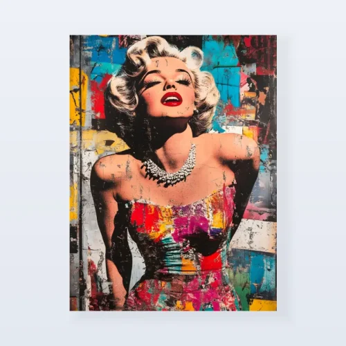 Tableau Marilyn Monroe vivid colors
