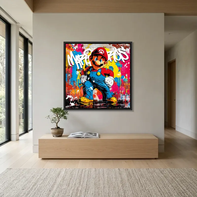 Tableau Mario urbain dynamique – Cadre Flottant
